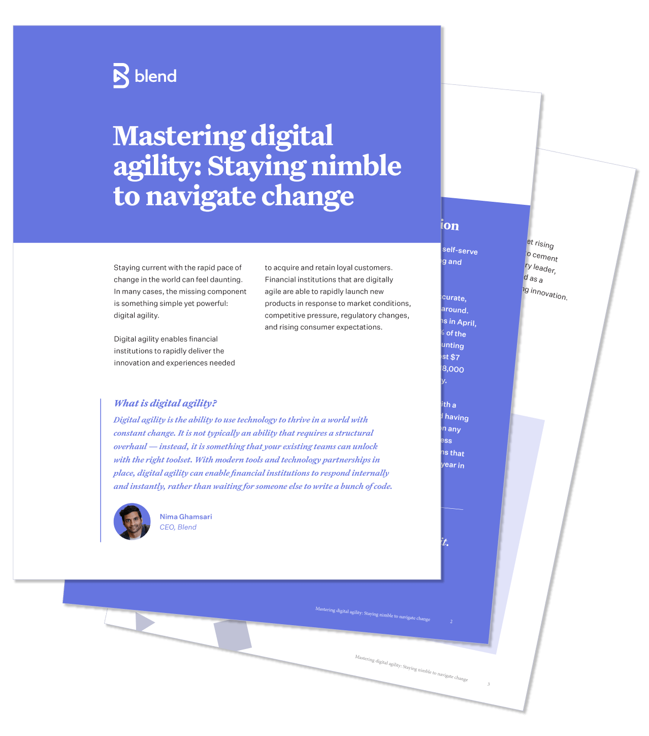 Preview of Mastering digital agility ebook