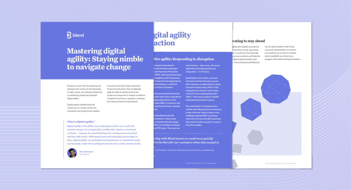 Preview of the Mastering digital agility ebook