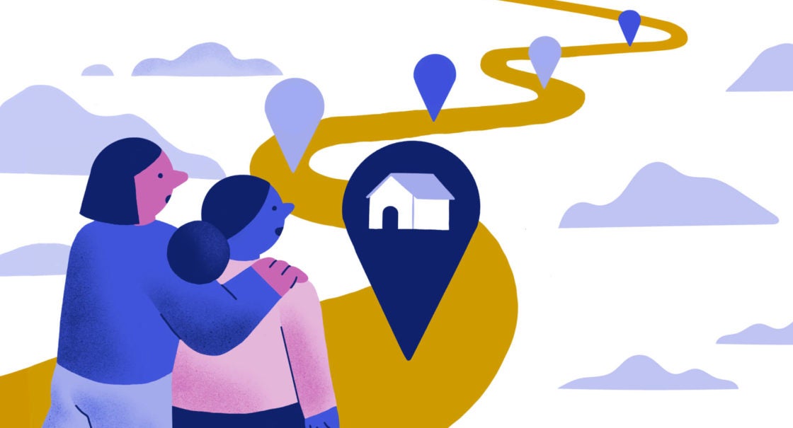 Illustration of the homebuying journey