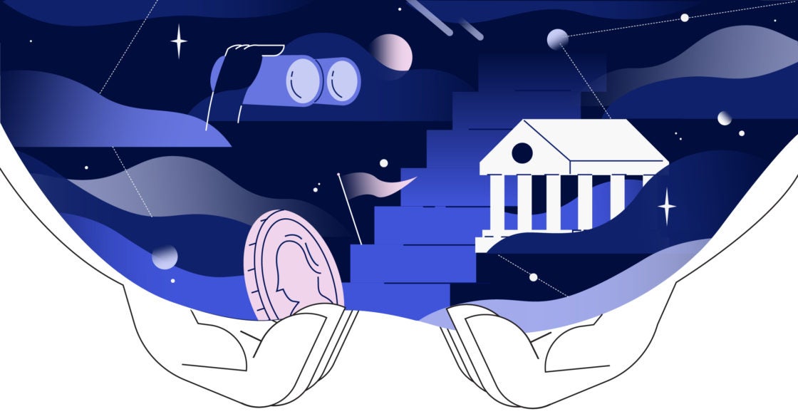 Illustration of the lending universe