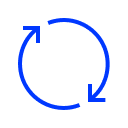 Primary blue autosync icon