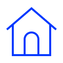 Home primary blue icon