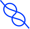 Blue knot icon