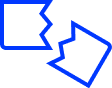 Primary blue rigid icon