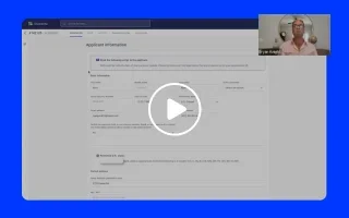 Blue rectangular card featuring preview of CBA live webinar recording