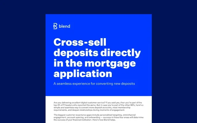 Blue rectangular card image with preview of DA Cross Sell infographic