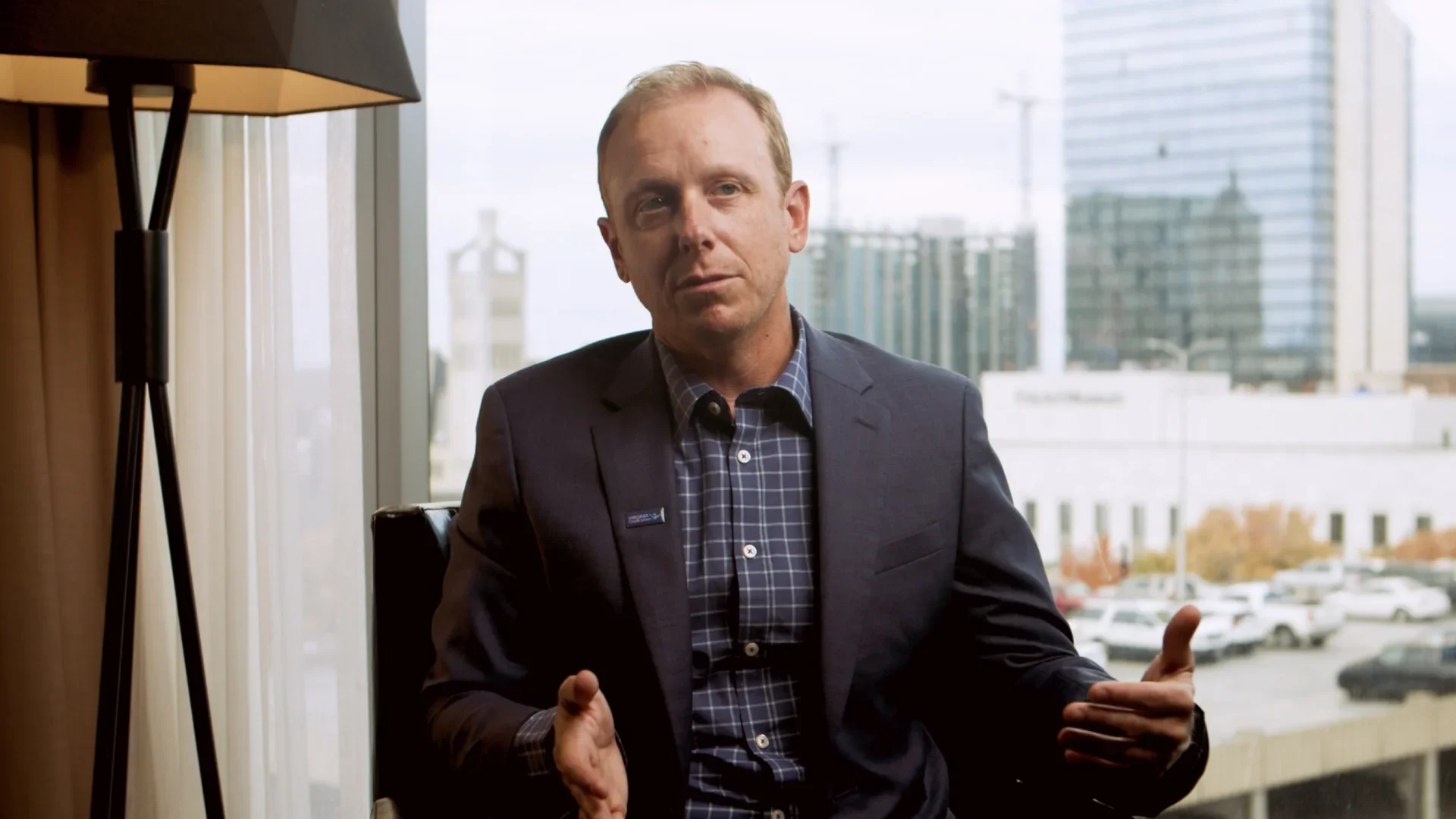 Mitch Jones of VACU Customer Testimonial interview video still