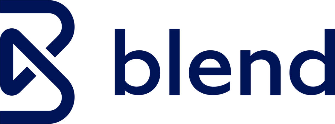 Dark Blue Horizontal Blend Logo