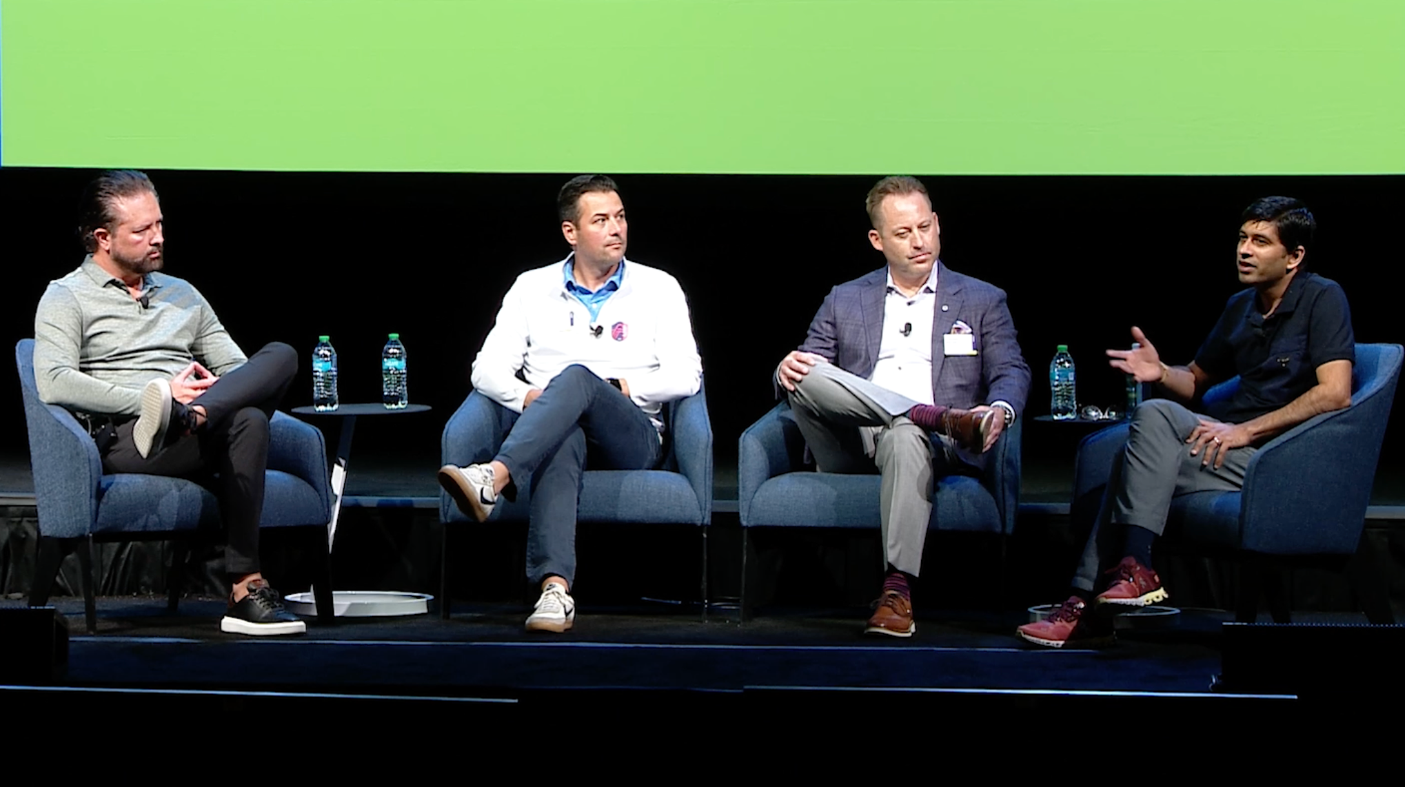 Forum panel featuring Tom Parrish, Head of Consumer Lending Product at BMO Bank Chris Saak, VP Product Manager at U.S. Bank Jeff Puckett, SVP of Originations at Mr.Cooper Gaurav Nagla, Product Leader at Blend