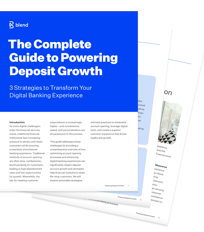 Fanned out image of Ebook The complete guide to powering deposit growth