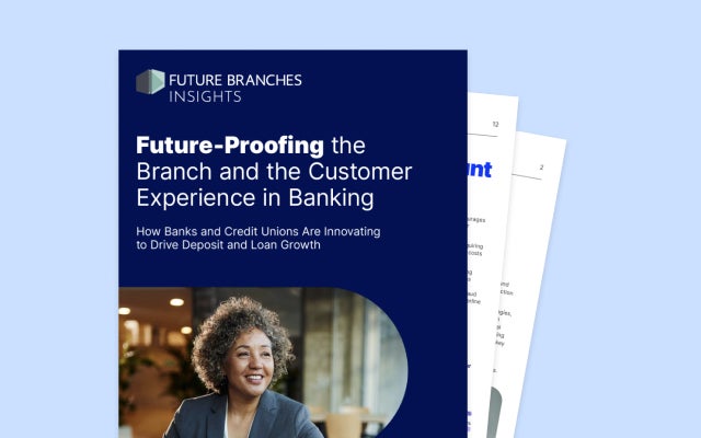 Future Branches Insights Report cover with a few pages splayed out behind it