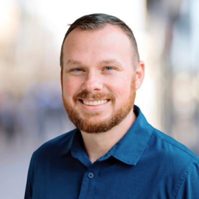 Headshot of Blend's Product Manager, IMB, Charles Pardee.