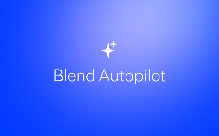 Blue gradient graphic reading, 