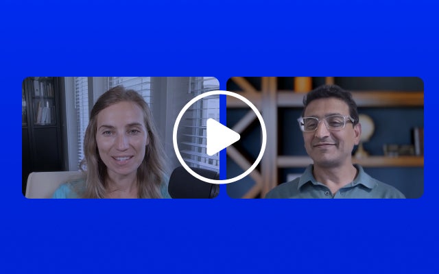 Two speakers in a split-screen view during a HousingWire Demo Day webinar, 